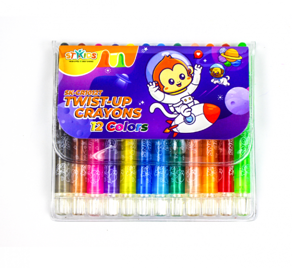 Bút sáp vặn 12 màu_SK_CR1012T