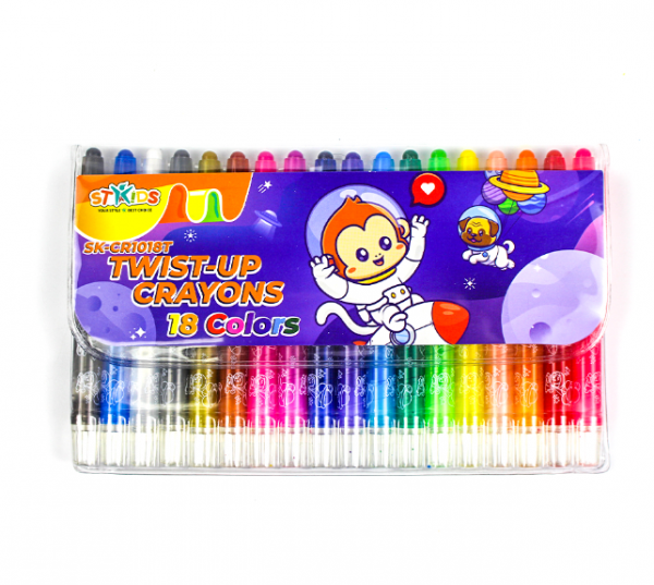 Bút sáp vặn 18 màu_SK_CR1018T