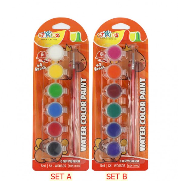 Màu nước Water Color Paint 5ml kèm cọ SK-WC0605